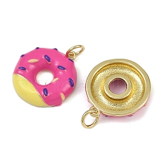 Pendentifs d'émail en laiton &nbsp;KK-I358-072G-03