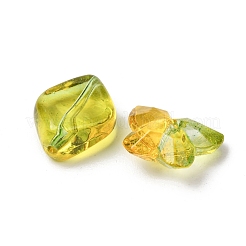 Zweifarbige transparente Acrylperlen&nbsp;OACR-Z041-11