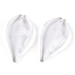 Transparente Blütenblattperlen aus Glas&nbsp;GLAA-N001-16
