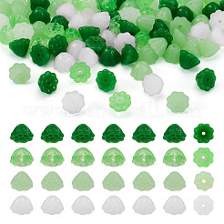 100pcs 4 Farben handgemachte Bunte Malerei-Perlen&nbsp;LAMP-TA0001-24