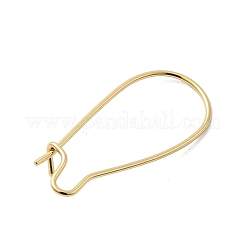 Messing Ohrringe Ohrringe&nbsp;KK-A275-20G