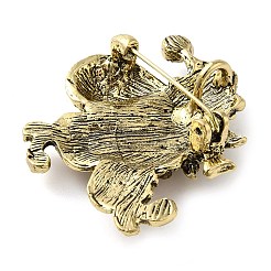 Broches en alliage de strass colorées de Noël&nbsp;LS-JEWB-U009-10A