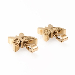 Colgantes de acero inoxidable 304 con revestimiento iónico (IP)&nbsp;X-STAS-F253-08G
