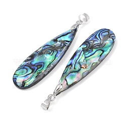 Natur Paua Muschel Anhänger&nbsp;KK-C135-05B