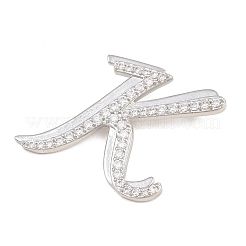Pendentifs en laiton zircon cubique transparent&nbsp;CU-CBA8481-01P-K