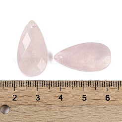 Pendentifs de quartz rose naturel&nbsp;G-C140-05L