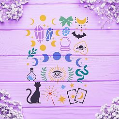 Große wiederverwendbare Zeichenschablonen aus Kunststoff&nbsp;DIY-WH0202-161