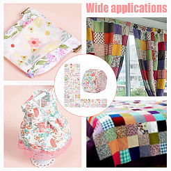 Baumwollstoffe mit Blumenmuster&nbsp;DIY-WH0588-11A