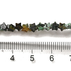 Natürliche afrikanische türkis (jasper) perlen stränge&nbsp;G-G085-B06-01