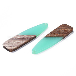 Grandes colgantes de resina y madera de nogal&nbsp;RESI-ZX016-01B