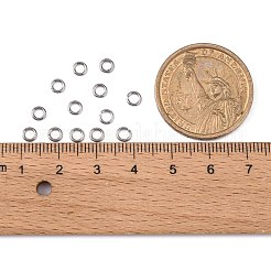 Anneaux ouverts en acier inoxydable 304 résistant au ternissement&nbsp;STAS-Q186-02-4x0.8mm