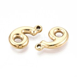 Pendentifs en acier inoxydable 304 avec placage ionique (IP)&nbsp;STAS-N109-261G-G
