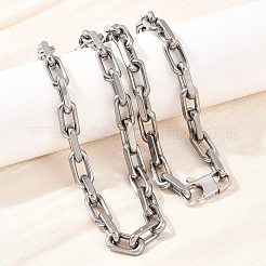 Collares de cadena con clip de acero inoxidable 304 de 7.5 mm&nbsp;NJEW-Z105-01P