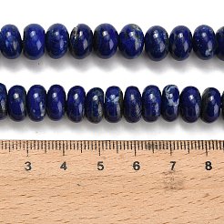 Natürlicher Lapislazuli Perlenstränge&nbsp;G-H329-B02-6x10mm