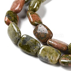 Chapelets de perles en unakite naturelle&nbsp;G-K357-D10-01