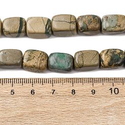Natürliche grüne Drachenadern-Perlenstränge&nbsp;G-D098-D01