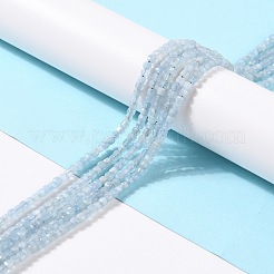 Natürliche Aquamarin Perlen Stränge&nbsp;LS-G-K315-A01