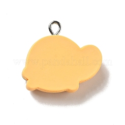 Pendentifs en résine opaque&nbsp;X-RESI-G043-E05