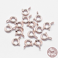 925 argent sterling fermoir à ressort anneau&nbsp;STER-K167-076A-RG