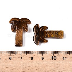 Natürliche Tigerauge Kokosnussbaum Anhänger&nbsp;G-N342-02C