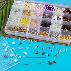 Kit de fabrication de boucles d'oreilles en perles de bricolage&nbsp;DIY-FS0001-98