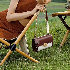 Manico per borsa a catena con perline in plastica imitazione perla&nbsp;FIND-WH0111-170