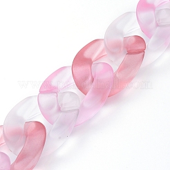 Catenella in acrilico trasparente fatta a mano&nbsp;AJEW-JB00543-03