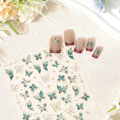 Nagelkunstaufkleber für Haustiere mit Schmetterlingsmuster&nbsp;MRMJ-WH20816-002