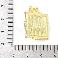 Ciondoli smaltato in ottone&nbsp;KK-Z101-09G-D01