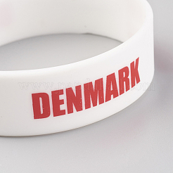 Bracelets en silicone&nbsp;X-BJEW-K168-01J
