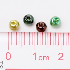 Choc-mint Perle pearlized Glasperlen-Mix&nbsp;HY-X006-4mm-04