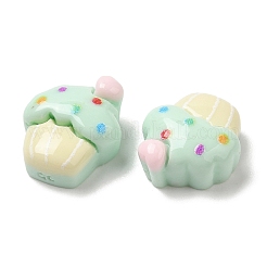 Undurchsichtige Decoden-Cabochons aus Kunstharzimitat für Lebensmittel&nbsp;X-RESI-K027-13