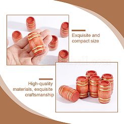 Miniaturornamente aus Holzfässern&nbsp;DIY-WH0308-916