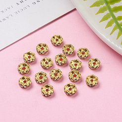 Eisenkristall-Strass-Abstandshalterperlen&nbsp;RB-A007-6MM-G