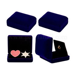 Kunststoffabdeckung mit Samtbrosche Verpackungsboxen&nbsp;VBOX-WH0012-05A