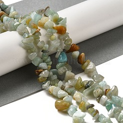 Brins de perles d'amazonite de fleurs naturelles&nbsp;G-M205-12-01