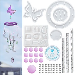 Kit per la creazione di campanelli eolici a farfalla fai da te&nbsp;X1-DIY-P028-18