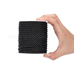 Cordón de poliéster de 3 capa&nbsp;OCOR-WH0033-17F