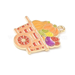 Pendentifs en émail d'alliage de jour de thanksgiving&nbsp;ENAM-I076-01G-11