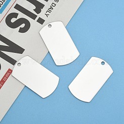 Colgantes de etiqueta en blanco con estampado de espejo&nbsp;STAS-S031-03