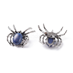 Broche en lapis-lazuli naturel&nbsp;G-A176-C17-1