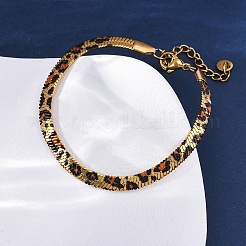 Schlangenkettenarmbänder aus 304 Edelstahl für Damen&nbsp;BJEW-A034-03G