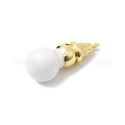 Weihnachtsanhänger aus Messing und Emaille&nbsp;KK-L258-05G-A01