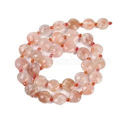 Natürliche sunstone Perlen Stränge&nbsp;G-B094-A20-01
