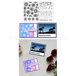 Individuelle Klarsichtstempel aus PVC-Kunststoff mit Sommermotiv&nbsp;DIY-WH0631-0443
