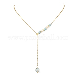 Runder Anhänger aus natürlichem Larimar&nbsp;NJEW-JN06611-01