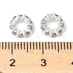 Perline zirconi micro pave  in ottone&nbsp;KK-A253-11S-01