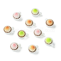 30 Stück 3 Farben Mini-Kaffeetasse Harz Display Dekorationen&nbsp;DJEW-CJ0001-10
