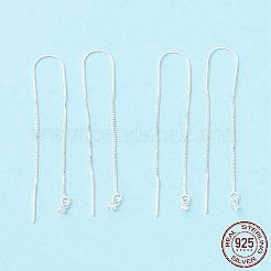 925 hilo de oreja de plata esterlina con ganchos para clavijas&nbsp;STER-P047-12S