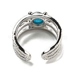 Verstellbare Ringe aus natürlichem Apatit&nbsp;RJEW-K269-10P-09
